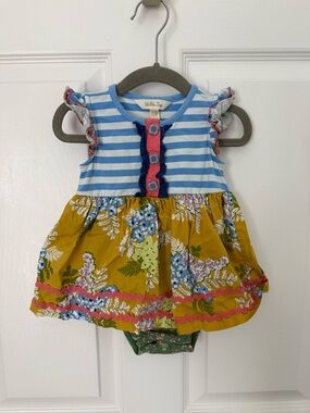 Matilda Jane onesie dress 12/18m